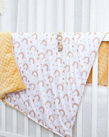 Luxurious Minky Dot Infant Swaddle Blanket - Unisex Comfort Wrap