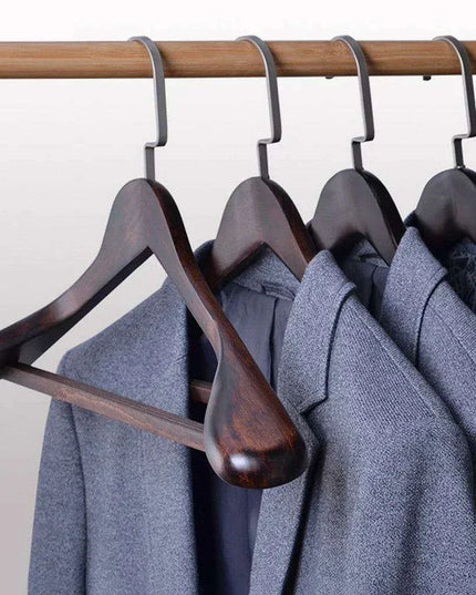 Chic Wooden Hanger Collection for Stylish Closet Arrangement