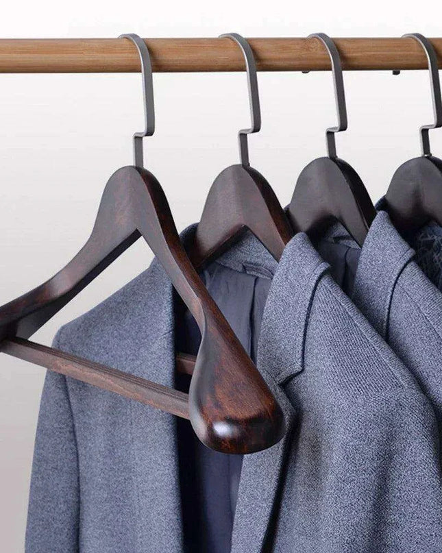 Chic Wooden Hanger Collection for Stylish Closet Arrangement