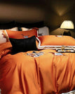 Orange / 150x200cm bed 4 pcs