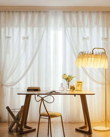 1 Panel - Charming 3-Layer Lace Blackout Drapes for Dreamy Girls' Retreats