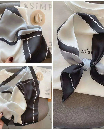 Elegant Faux Silk Satin Scarf: Your Go-To Accessory for Chic Versatility