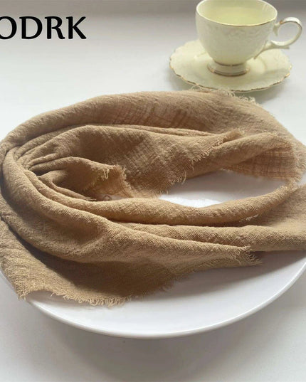 Sophisticated 10-Piece Linen-Cotton Blend Napkin Set