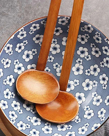 Sophisticated Long-Handled Wooden Spoon for Culinary Masterpieces and Ramen Delights