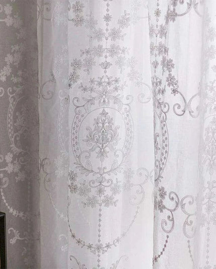 Luxury Korean Lace Window Curtain Set