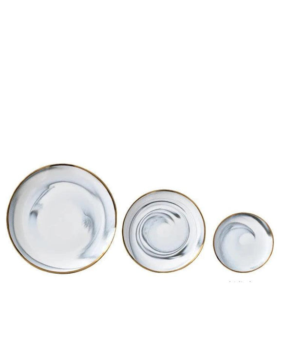 Ceramic Elegance Dining Set: Elevate Your Dining Moments with Botanica Bliss