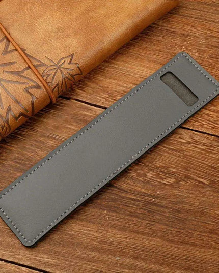 Elegant Leather Fountain and Stylus Pen Sleeve - Premium Protective Case