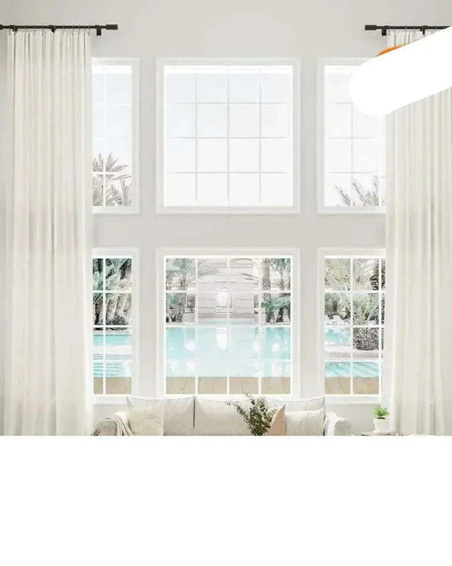 Elegant Rustic Linen Blend Drapes - Perfect for Privacy and Style in Any Room