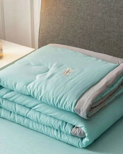 Japanese Minimalist Cotton Comforter for Cozy Cool Nights