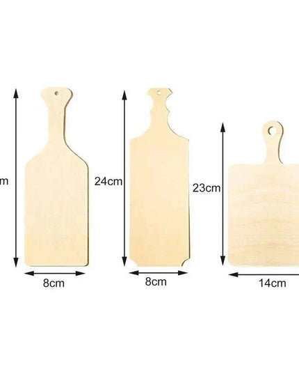 Chic Paddle-Style Wooden Cutting Board - Essential for Every Home Chef