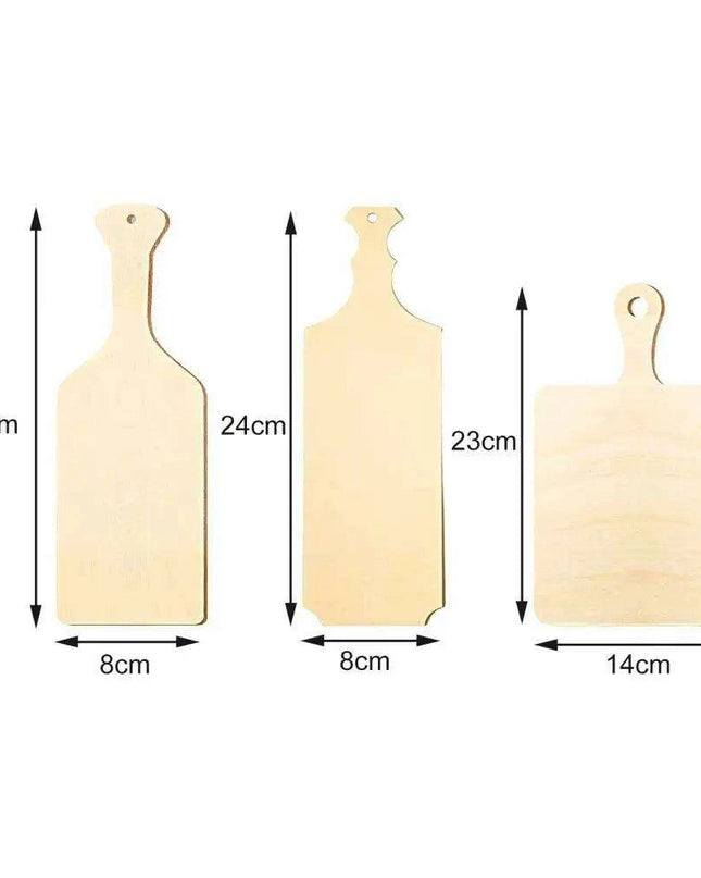 Chic Paddle-Style Wooden Cutting Board - Essential for Every Home Chef