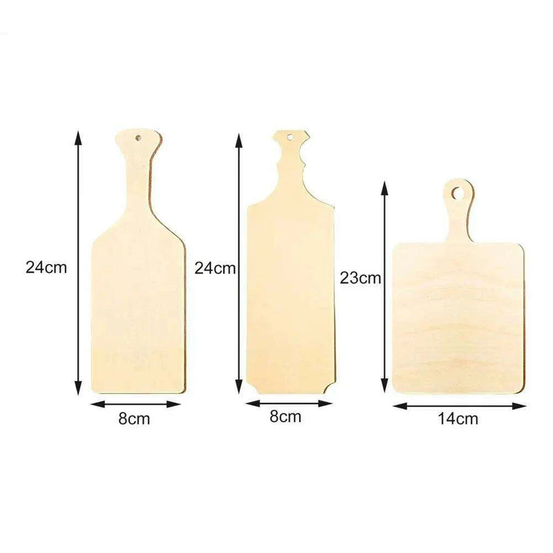 Chic Paddle-Style Wooden Cutting Board - Essential for Every Home Chef