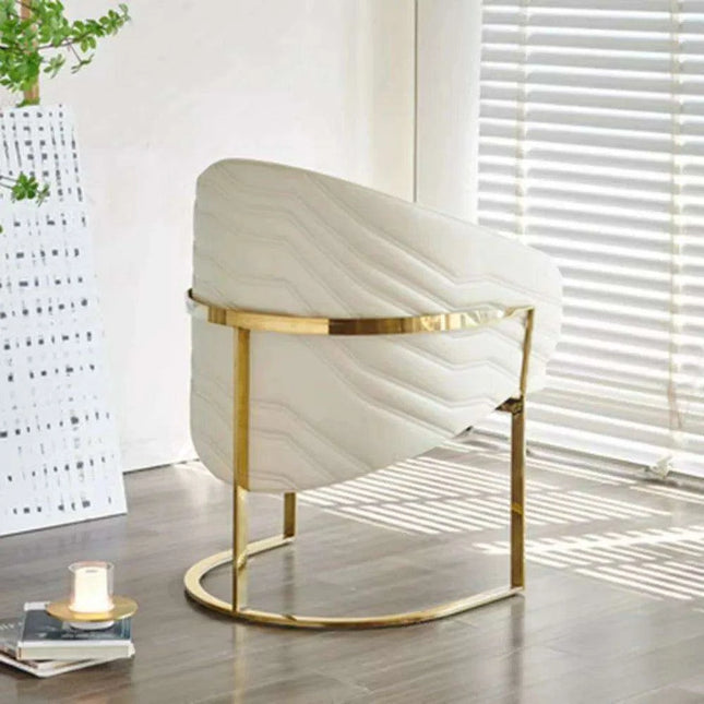 Stylish Italian Leather Dining Chairs with Durable Stainless Steel Base - Enhance Your Interior Elegance