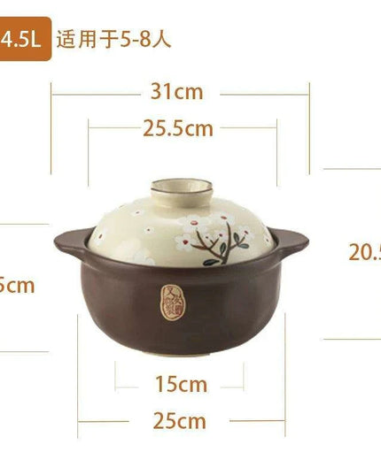 Authentic Japanese Clay Cookware Set for Exquisite Home Cooking