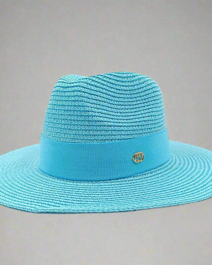 Chic Macaron White Straw Hat for Summer Travel - Essential Sun Protection for Beach Days 2023