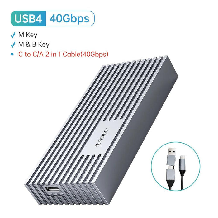 Next-Gen USB4 NVMe M.2 SSD Enclosure - Unleash Lightning-Fast Data Transfers