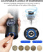 Eco-Friendly Automatic Electric Salt and Pepper Grinder Set - Refillable Battery-Powered Mills