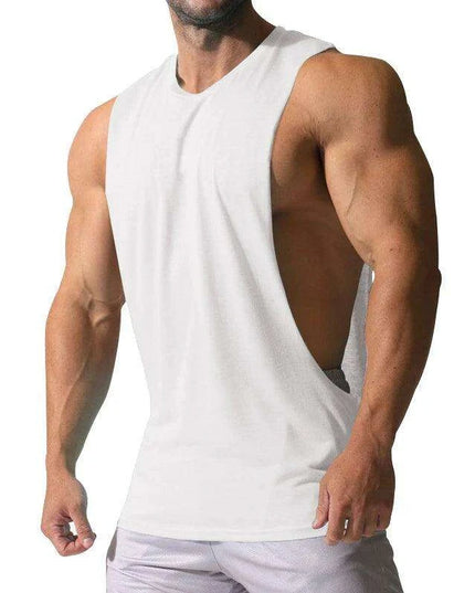 Spring/Summer Men's Casual Sleeveless Muscle Tank Top - Solid Color Sweetheart T-shirt