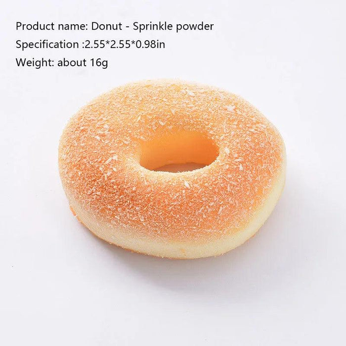 Whimsical PU Bread Stress Ball - A Fun and Functional Décor Piece for Stress Relief