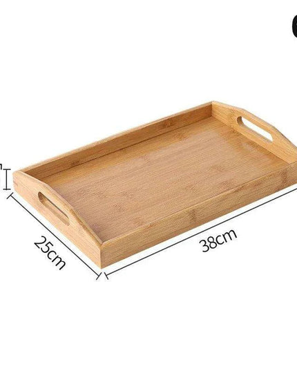 Sustainable Elegance: Premium Bamboo Serving Tray Set for Stylish Dining
