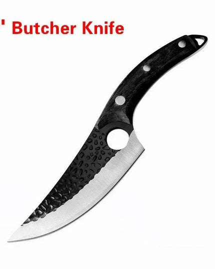 Serbian Artisan Steel Chef Knife Set with Comfortable Wooden Handles - Unmatched Quality Blades