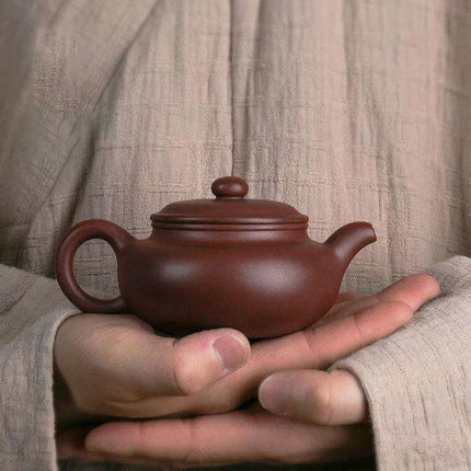 Antique 220ML Tea Kettle with Innovative Filter - Elegant Green Teapot for Puer Ceremonies and Home Decor