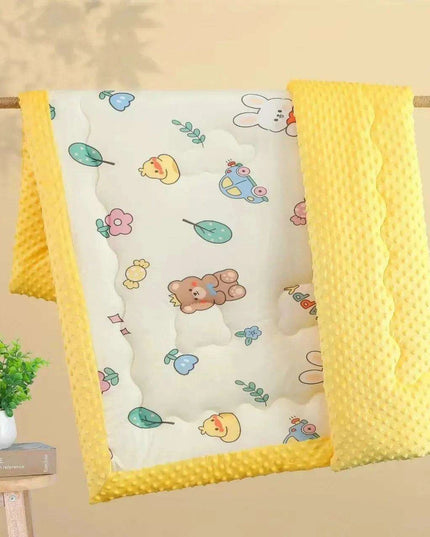 Adorable Plush Infant Blanket: Soft Comfort for Your Baby's Delicate Skin