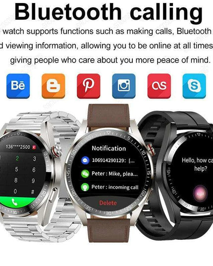 Advanced AMOLED Smartwatch with Bluetooth Calling, Health Tracking, and Multi-Sport Modes for iOS & Android