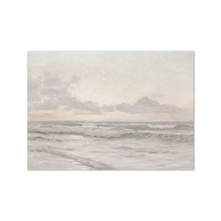 Coastal Calm Art Print - Tranquil Beachscape Canvas