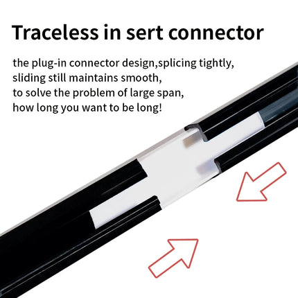 Self-Adhesive Curtain Track Kit — No-Drill Ceiling & Wall Rod | Très Élite