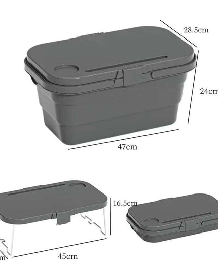 Ultimate All-in-One Picnic Basket for Outdoor Adventures - Compact and Versatile Storage Solution