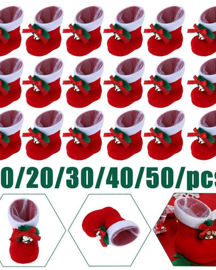 Festive Candy Boot Decorations: Add a Touch of Whimsy to Your Christmas Celebrations!