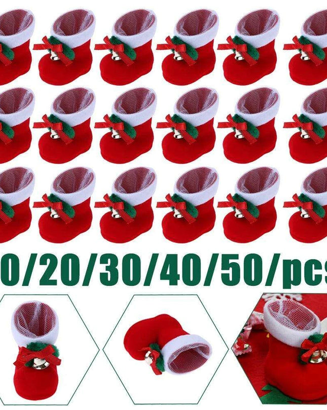 Festive Candy Boot Decorations: Add a Touch of Whimsy to Your Christmas Celebrations!