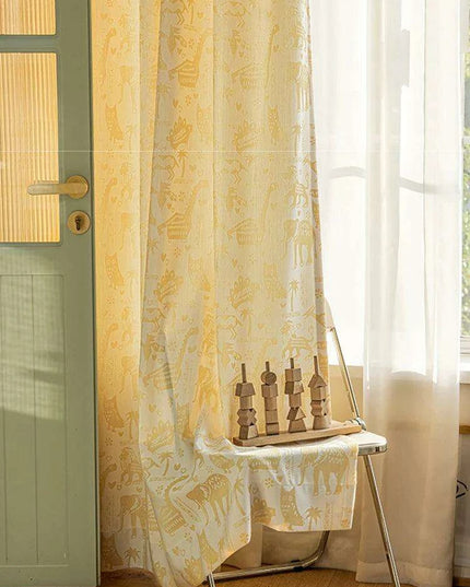 Magical Wildlife Blackout Drapes for Kids' Rooms