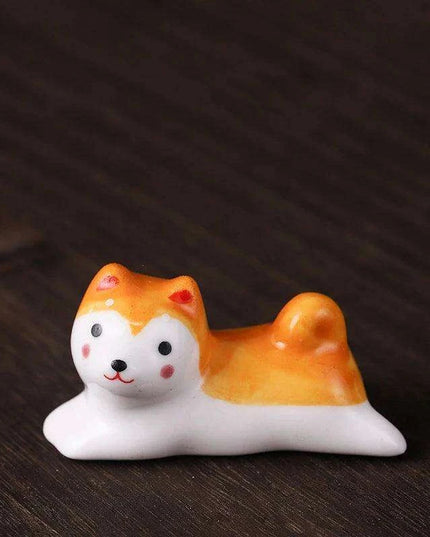 Charming Cat-Inspired Ceramic Chopstick Holder for Elegant Dining