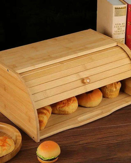 Farmhouse Charm Bread Keeper: Stylish Kitchen Storage Solution