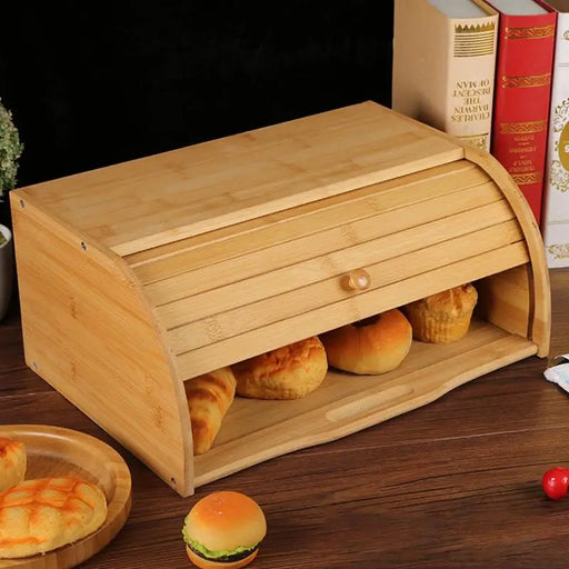 Rustic Farmhouse Bread Box | Kitchen Countertop Storage Container