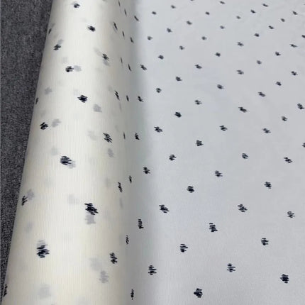 22 Momme Satin Silk Fabric — Irregular Dot, 140 cm Wide, Per 0.5 m