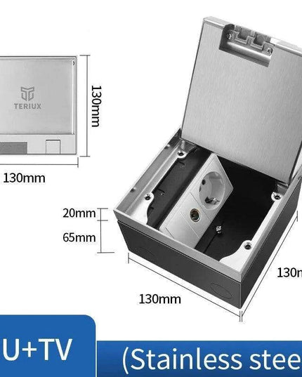 Waterproof EU Floor Socket for Seamless Home Appliance Integration