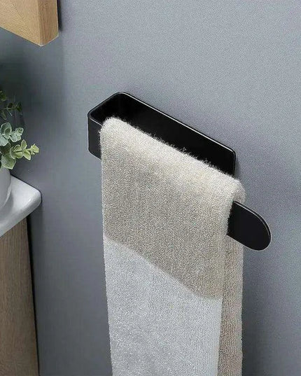 Modern Self-Adhesive Acrylic U-Shaped Towel Rack for Stylish Bathroom and Kitchen Storage