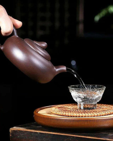Premium Yixing Clay Oolong Teapot Set – 280ML Handcrafted Teaware with Integrated Filter