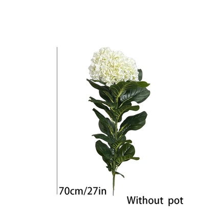 50-150cm Artificial Hydrangea Tree Faux Potted Plant Realistic Artific
