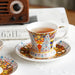 Palatial Ceramic Tea Set with Elegant Bone China Cups and Saucers