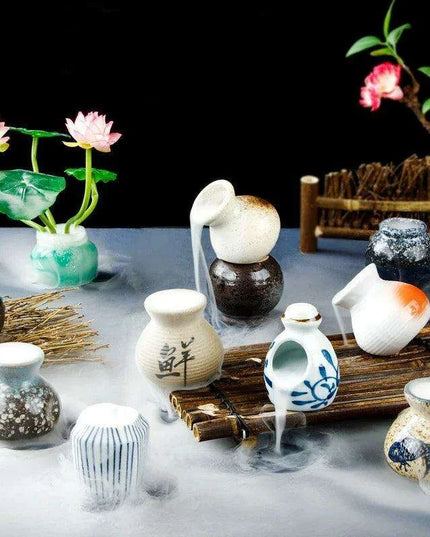 Japanese-Inspired Elegant Ceramic Dining Set for Chic Home Entertaining