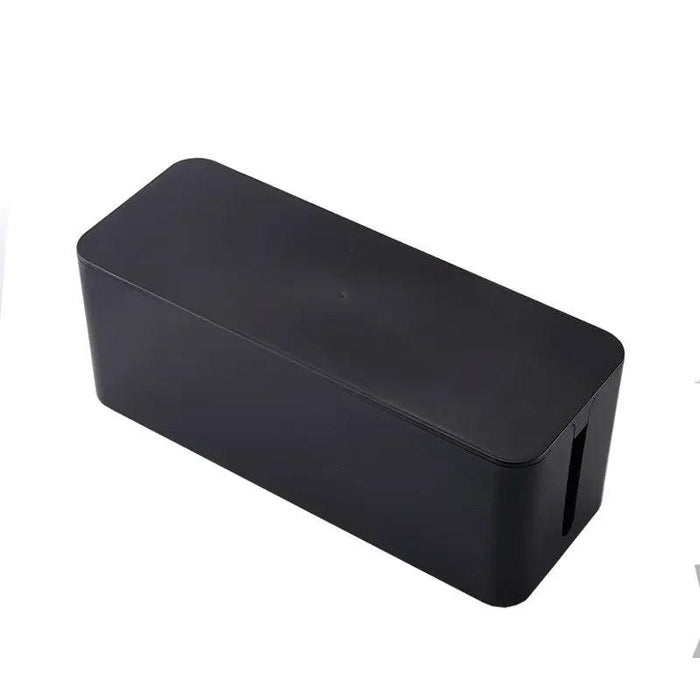 Elegant Wooden Cable Management Box with Enhanced Cooling Features and Versatile Aesthetics