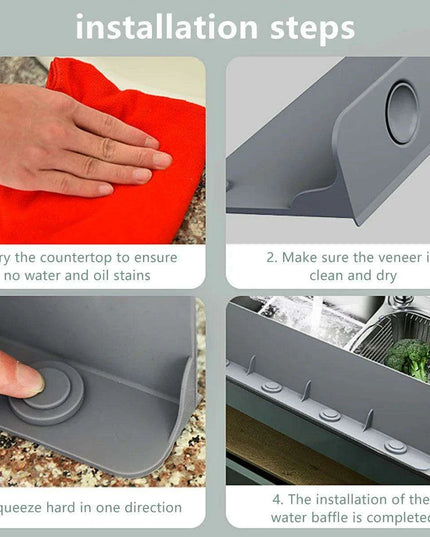 Silicone Sink Splash Shield: Essential Kitchen Tool for Effortless Cooking Clean-Up