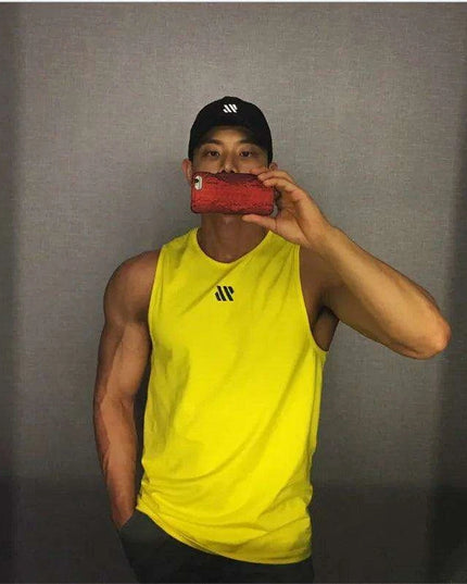 Men's Summer Tactical Mesh Sleeveless Training Vest - Breathable Gym Sports T-shirt for Running and Muscle Workouts