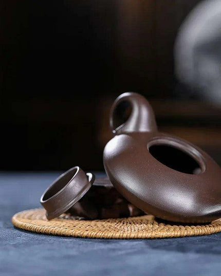 170ml Authentic Artisan Purple Clay Teapot - Timeless Elegance for Authentic Tea Experience