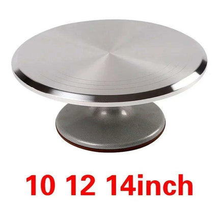 Professional Stainless Steel Cake Decorating Turntable Kit with Mold for Impressive Creations