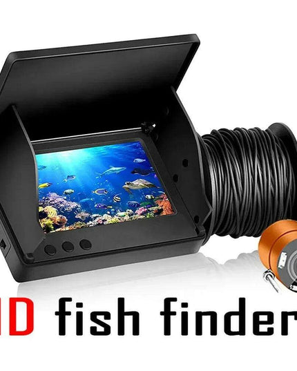 Professional 1080P Underwater Fishing Camera with 4.3" LCD, 220° Field of View, Night Vision, and Waterproof Design